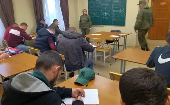 Пункт отбора на военную службу по контракту. Фото donnews.ru