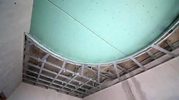 Фигурный потолок из гипсокартона своими руками