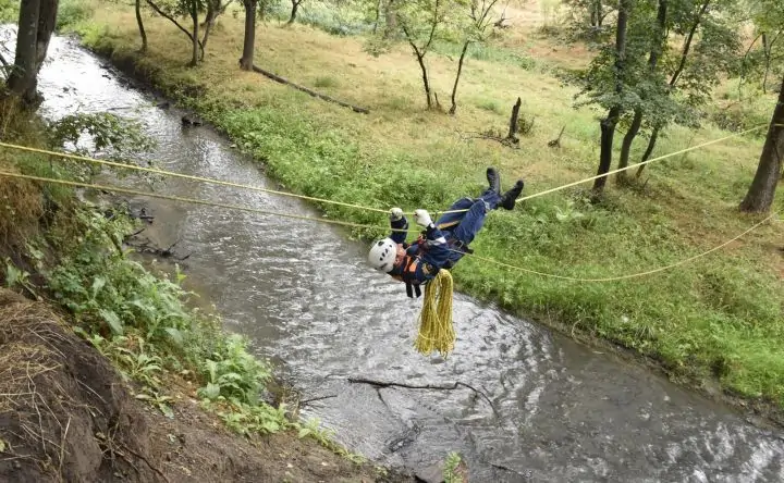 Тренировка спасателей. Фото donnews.ru