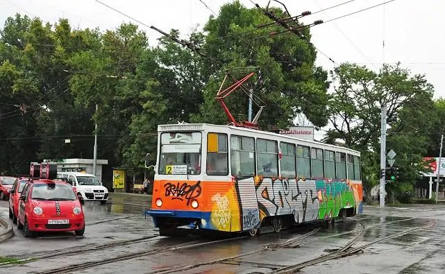Трамвай в Таганроге. Фото kg-rostov.ru.