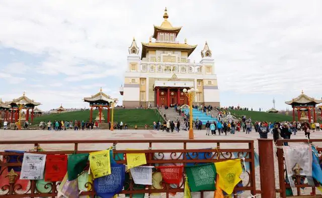 Крупнейший в Европе буддистский храм в Элисте. Фото пресс-службы «ФПК»