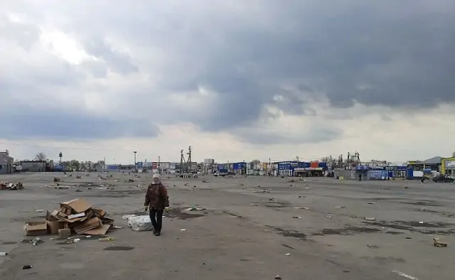 Опустевшая территория одного из закрытых под Ростовом рынков. Фото Елены Гриценко, Российская газета
