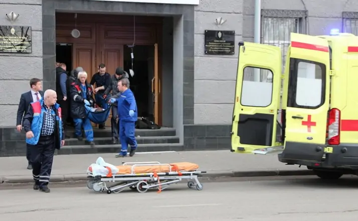 После взрыва в здании ФСБ в Архангельске. Фото gubdaily.ru