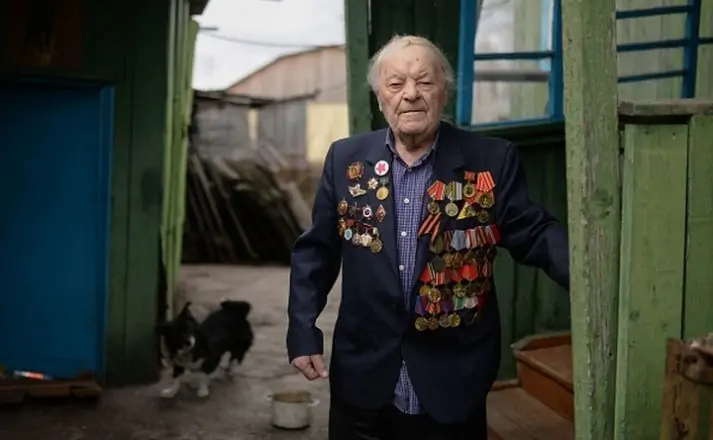 Ветеран Великой Отечественной войны. Фото 9111.ru