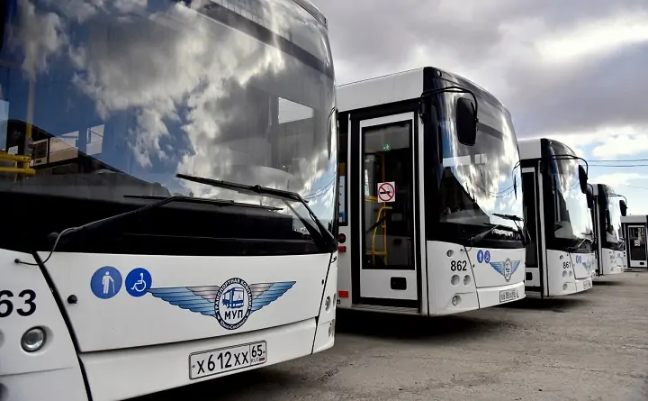 Новые автобусы в Ростове, фото twitter.com