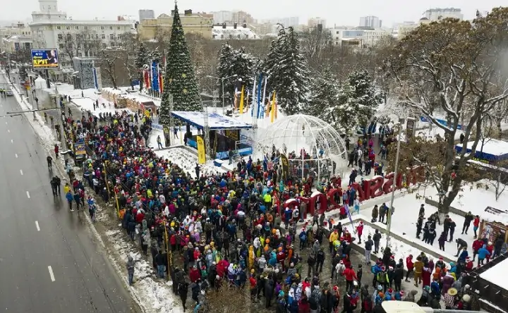 Жители Азова смогут поучаствовать в массовом забеге   1 января в Ростове