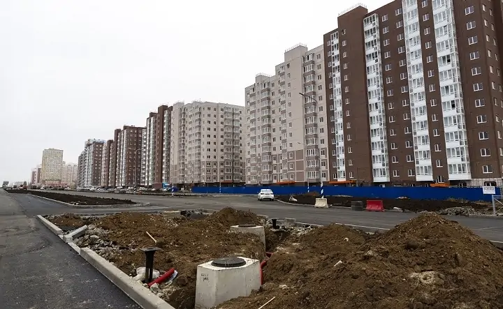 Строительство дороги в Левенцовке. Фото rostov-gorod.ru