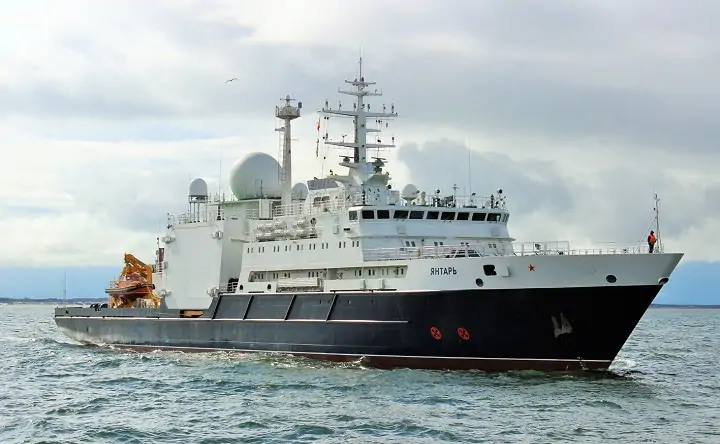 Океанографическое исследовательское судно «Янтарь». Фото предоставлено пресс-службой ЮФУ