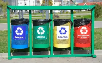 Контейнеры для раздельного сбора мусора. Фото rus-osetia.ru