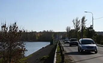 Дамба через Ростовское море. Фото из петиции на change.org.