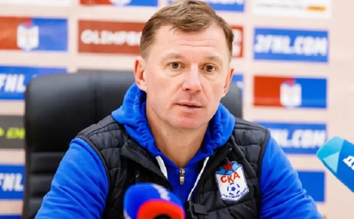 Уже бывший главный тренер Андрей Козлов. Фото пресс-службы СКА Ростов
