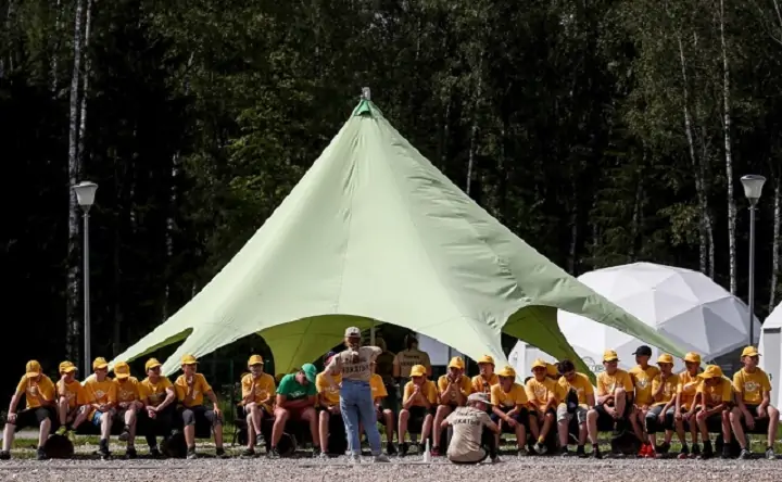 Детский лагерь. Фото Сергей Фадеичев/ТАСС