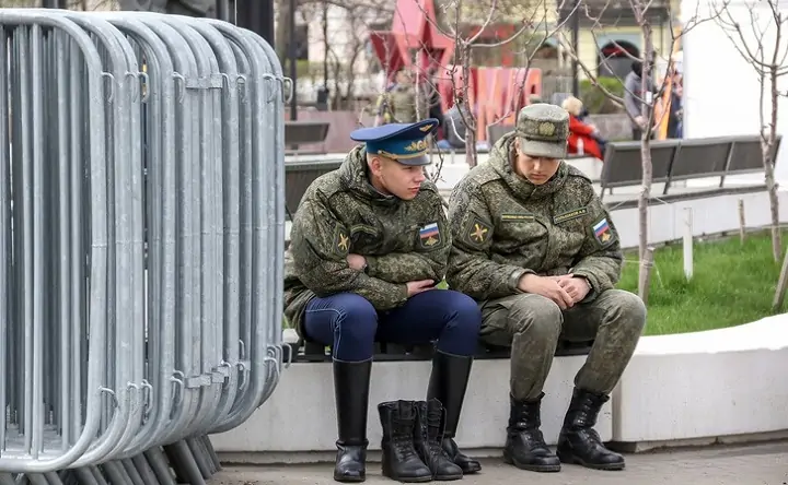 Российские военнослужащие. Фото nn.ru.