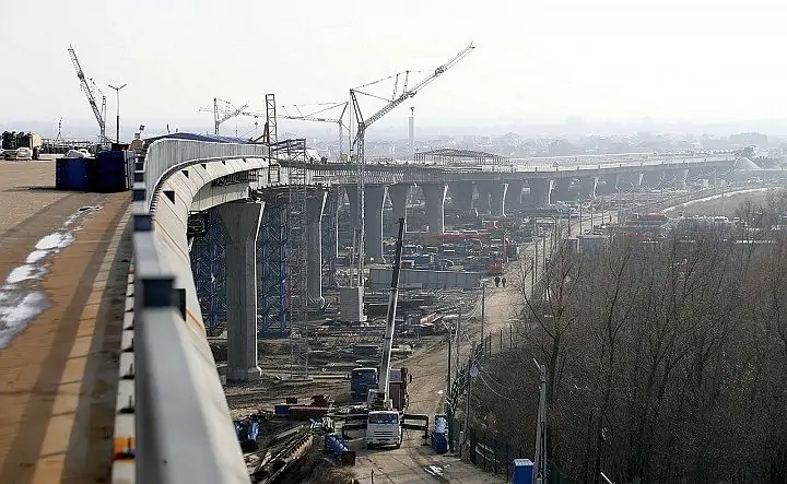 Мост через Дон, который строится в рамках проекта обхода Аксая. Фото donland.ru