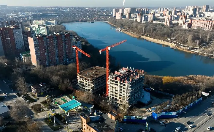 Строительство жилого комплекса в Ростове. Фото предоставлено застройщиком.