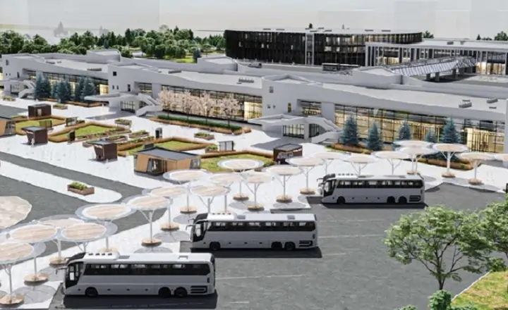 Дизайн-проект будущего автовокзала. Фото пресс-службы компании "Группа Агроком"