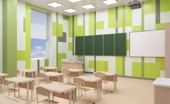 Как будет выглядеть кабинет в школе № 44 после капремонта. Фото пресс-службы администрации Ростова