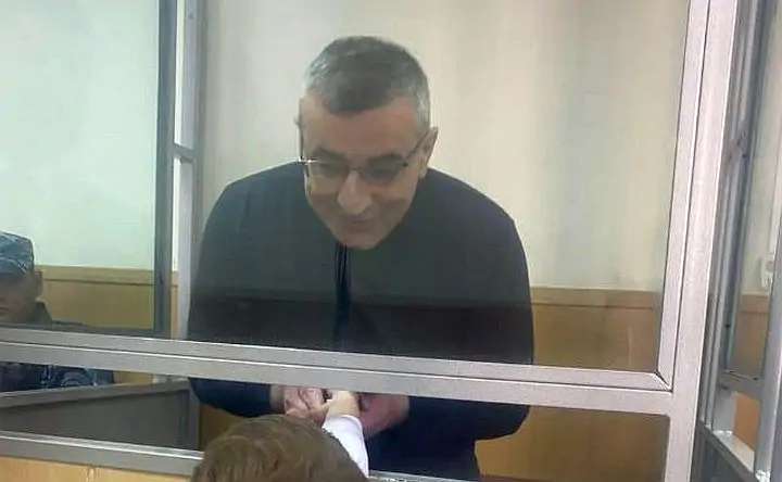 Руфат Алескеров в зале суда. Фото из соц.сетей Руфата Алескерова