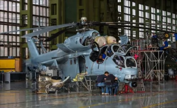 Производство вертолётов.  Фото donnews.ru