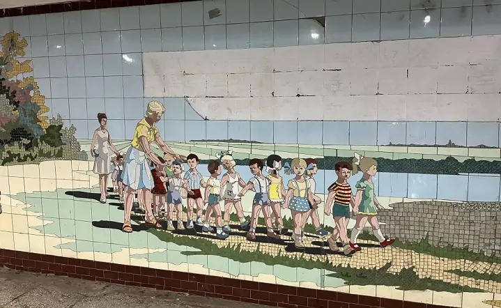 Мозаичное панно в подземном переходе. Фото пресс-службы администрации Ростова