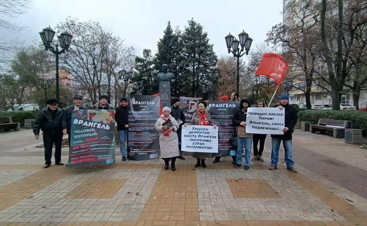Участники пикета. Фото donnews.ru