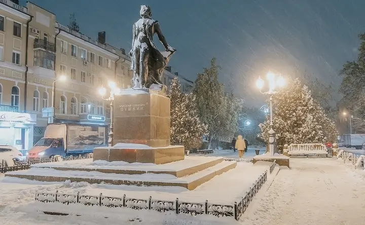 Зима в Ростове. Фото Дениса Демкова
