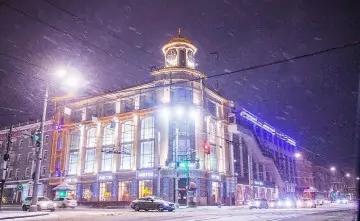 Снег в Ростове. Фото Дениса Демкова