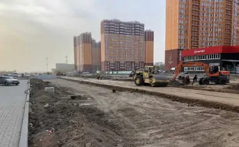 Строительство дорог в Левенцовке. Фото donland.ru.
