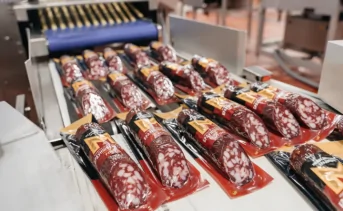 Процесс создания колбасы сырокопчёной «Брауншвейгской ГОСТ» на ООО «ММК». Фото пресс-службы «Агрокомплекса»