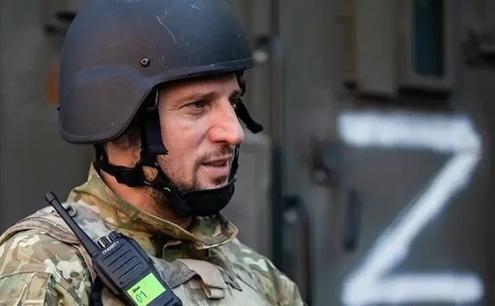 Командир спецназа "Ахмат" Апты Алаудинов. Фото: ТАСС/Александр Река.