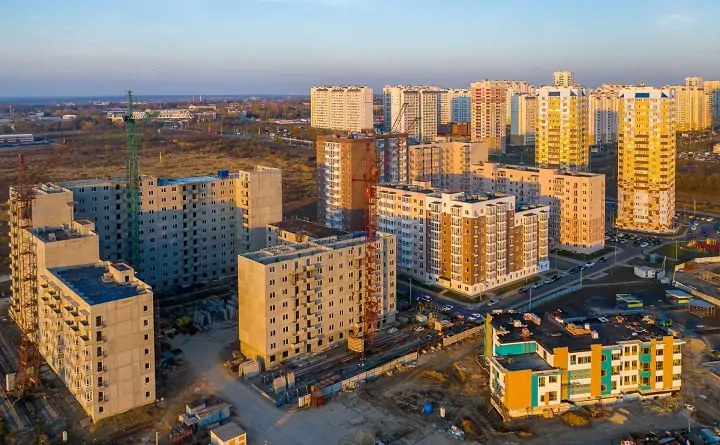 Строительство ЖК "5 элемент" в Ростове. Фото rnd.domex.ru.