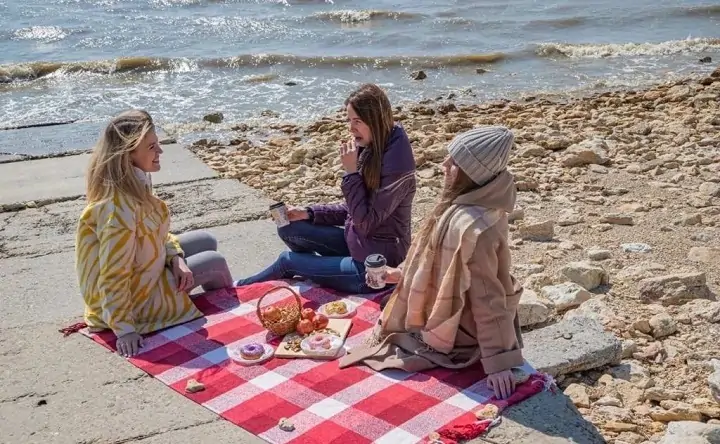 Пикник в «Морской». Фото предоставлено пресс-службой парка «Станция Морская»
