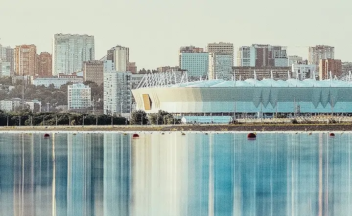 Вид на стадион "Ростов-Арену". Фото Дениса Демкова
