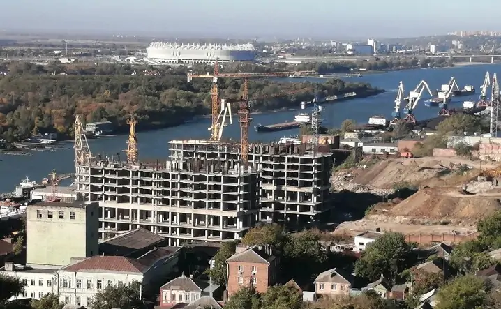 Строительство ЖК "Город у реки". Фото "Яндекс.Карты"