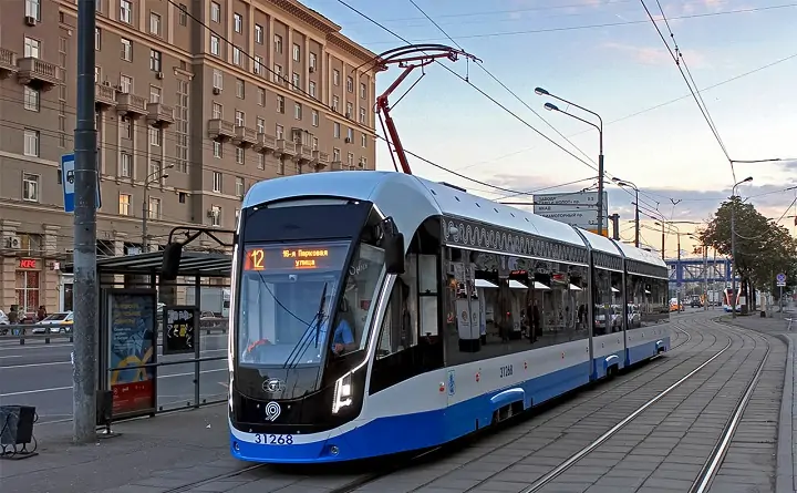 Трамвай "Витязь" в Москве. Фото light-trading.ru.
