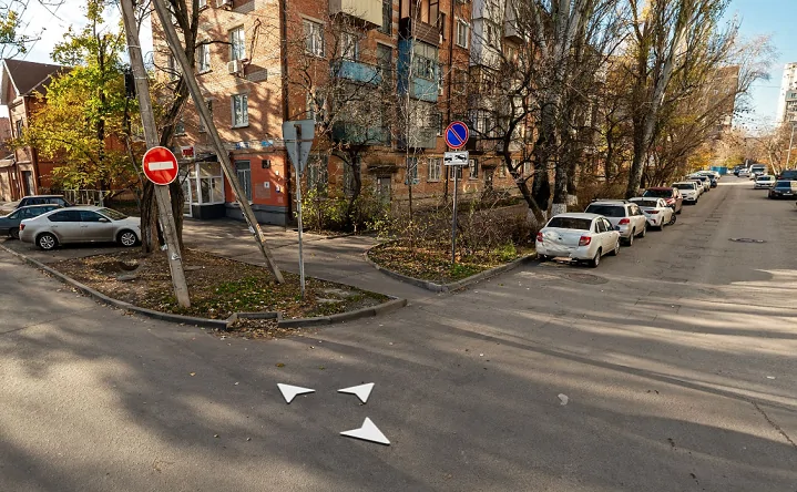 Пересечение Народного Ополчения и Семашко. Фото с сервиса Яндекс.Карты.