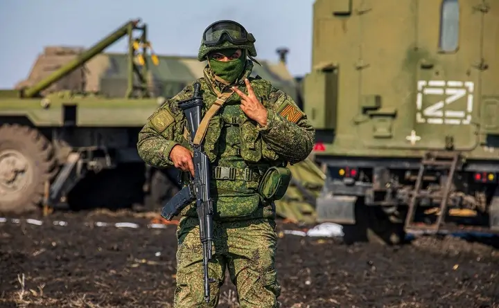 Военнослужащий ВС РФ в зоне специальной военной операции. Фото Минобороны РФ, для иллюстрации.