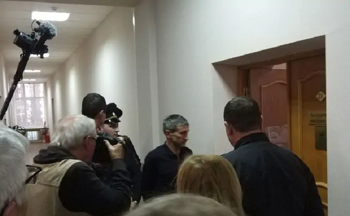 Один из бывших обвиняемых Василий Дакишвили в суде. Фото donnews.ru