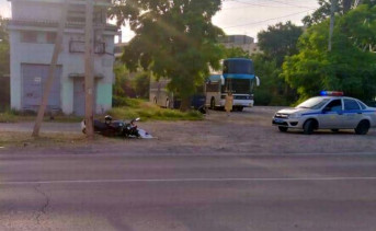 В Таганроге в ДТП погиб мотоциклист без прав