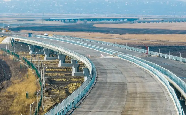 Новый мост через Дон, построенный как часть обхода Аксая. Фото donland.ru.