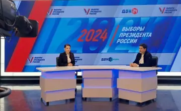 Олег Дереза в эфире телеканала «Дон24». Фото donnews.ru