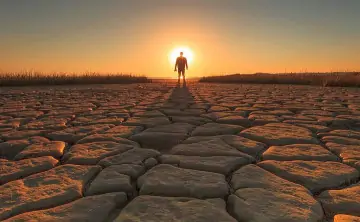 Высохшая земля. Фото Дениса Демкова