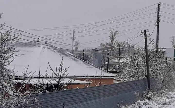 Хутор после ледяного дождя. Фото пресс-службы компании «Россети Юг» — «Ростовэнерго»