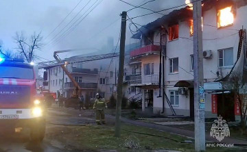 В Зернограде при разборе завалов сгоревшей многоэтажки обнаружили тело пенсионерки