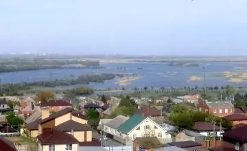 Разливы в Азове. Фото donnews.ru