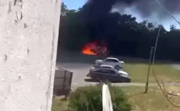 Фото с места происшествия из соцсети