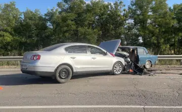 Фото с места ДТП отдела пропаганды УГИБДД по Ростовской области