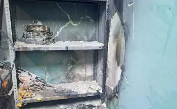 Фото с места пожара пресс-службы ГУ МЧС по Ростовской области