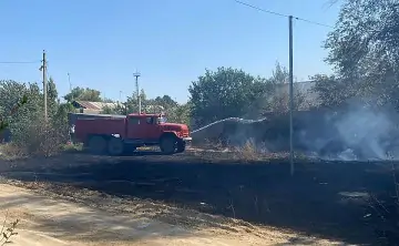 Последствия пожара в Пролетарске. Фото из соцсетей