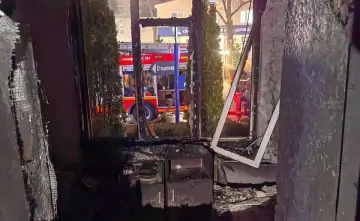 Фото с места пожара пресс-службы ГУ МЧС по Ростовской области